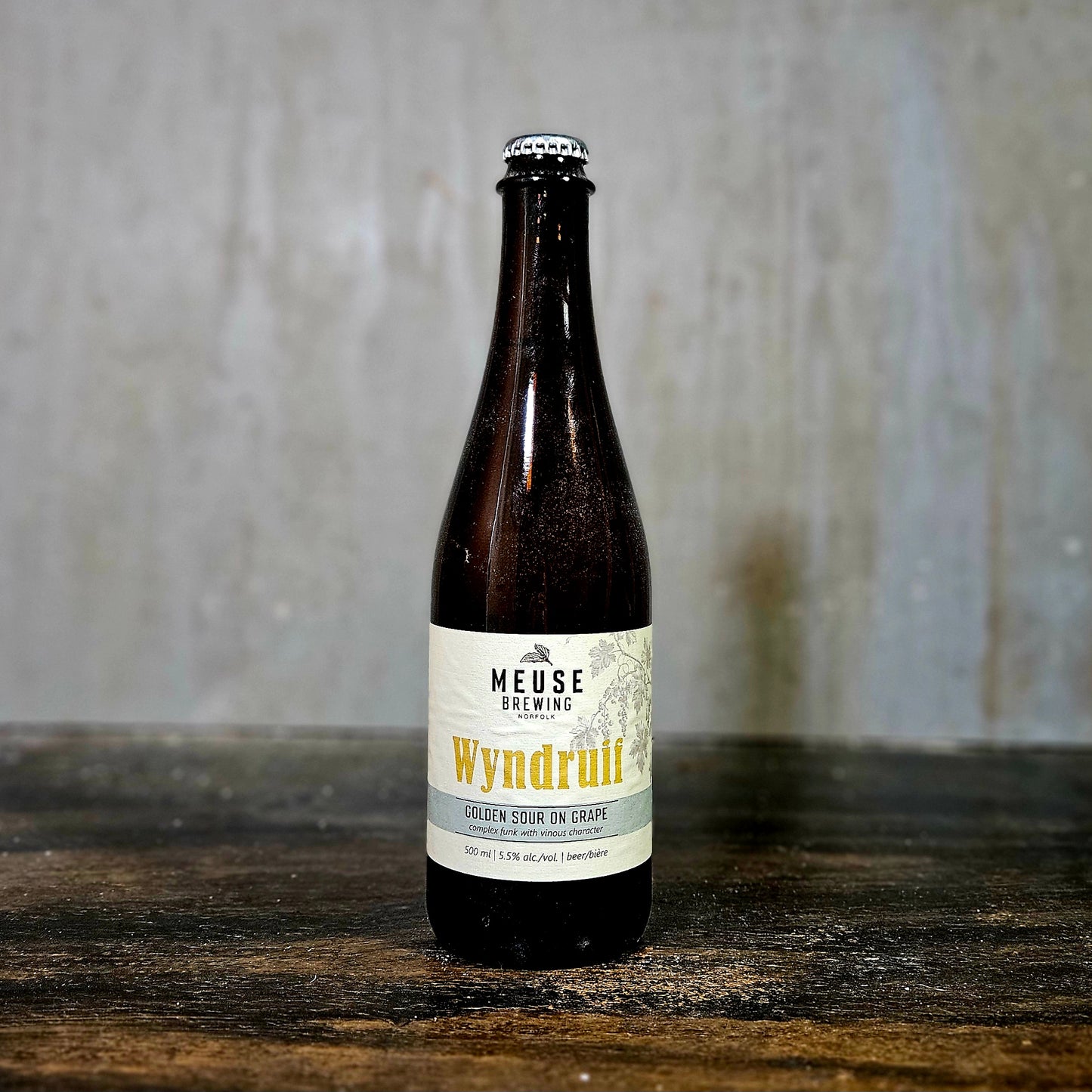 Meuse "Wyndruif" Golden Sour on Semillon