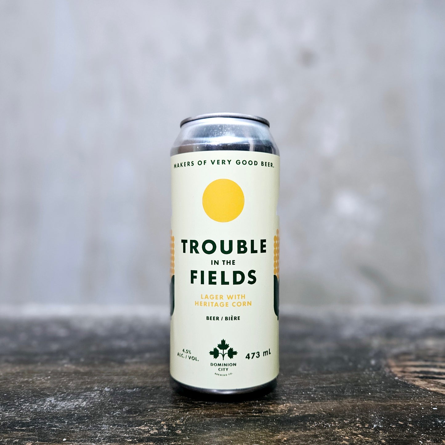 Dominion City "Trouble In The Fields" Corn Lager