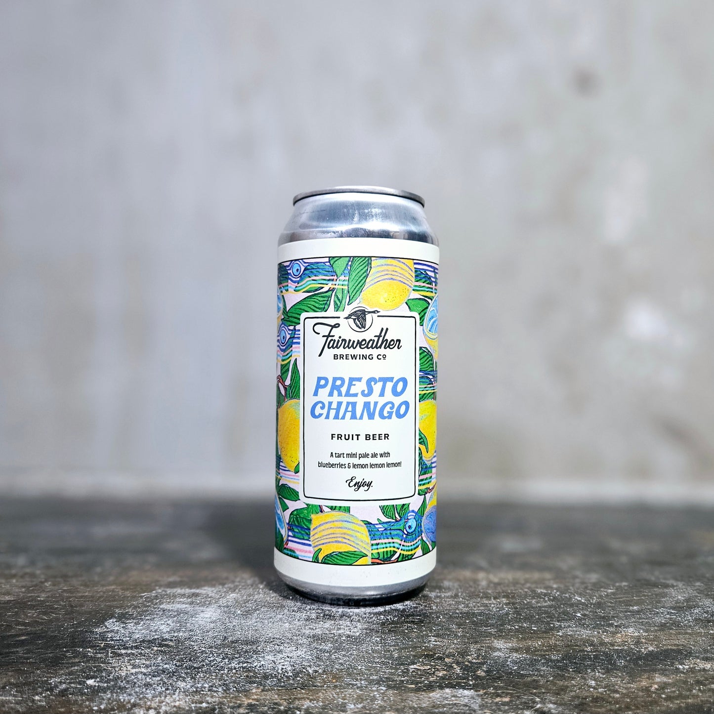 Fairweather "Presto Chango" Blueberry & Lemon Sour Pale Ale